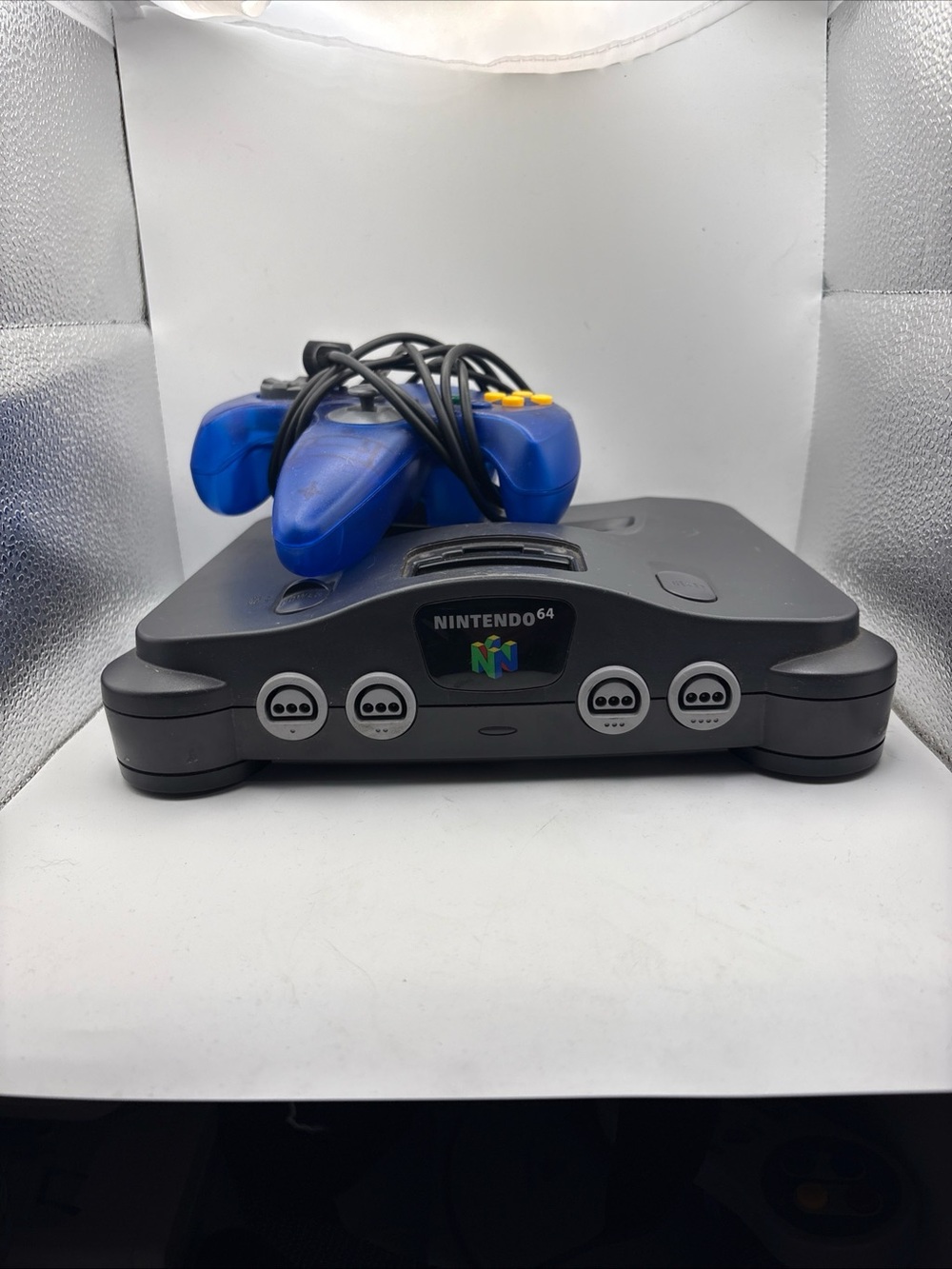 Nintendo 64 Console with Blue Controller
